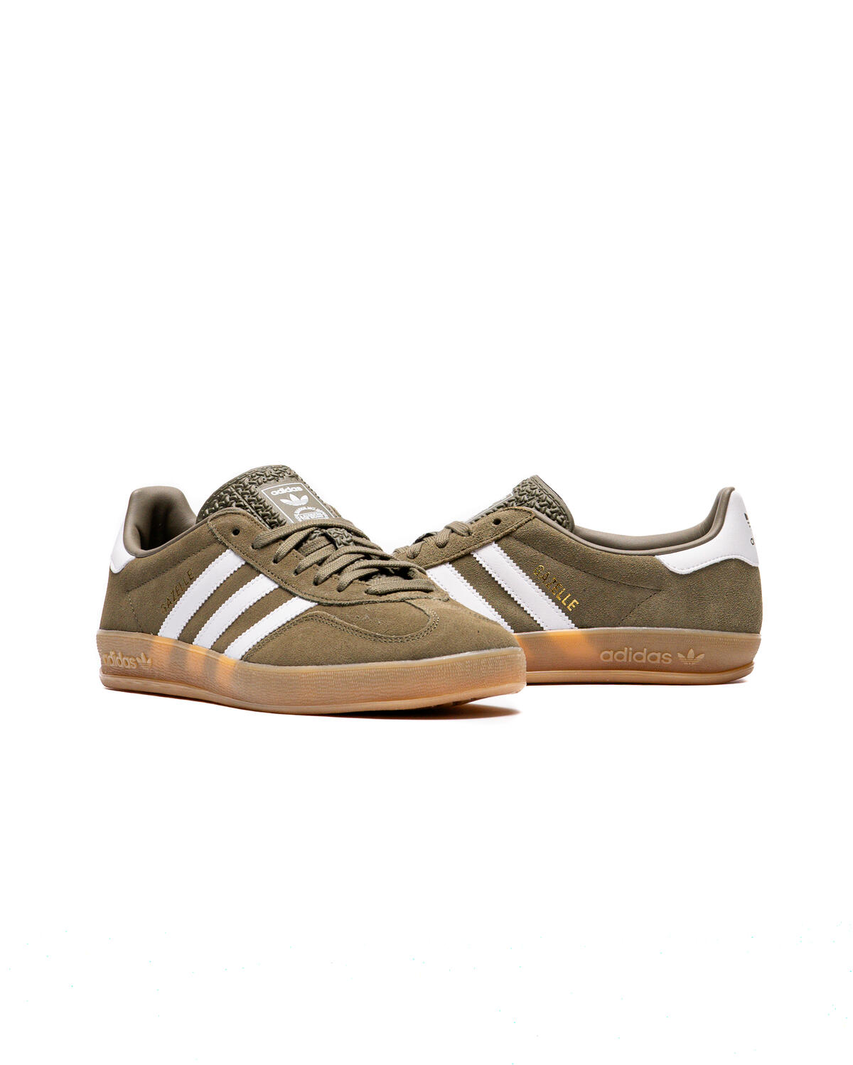 Adidas Gazelle Indoor 'Olive Strata White' - Image 14