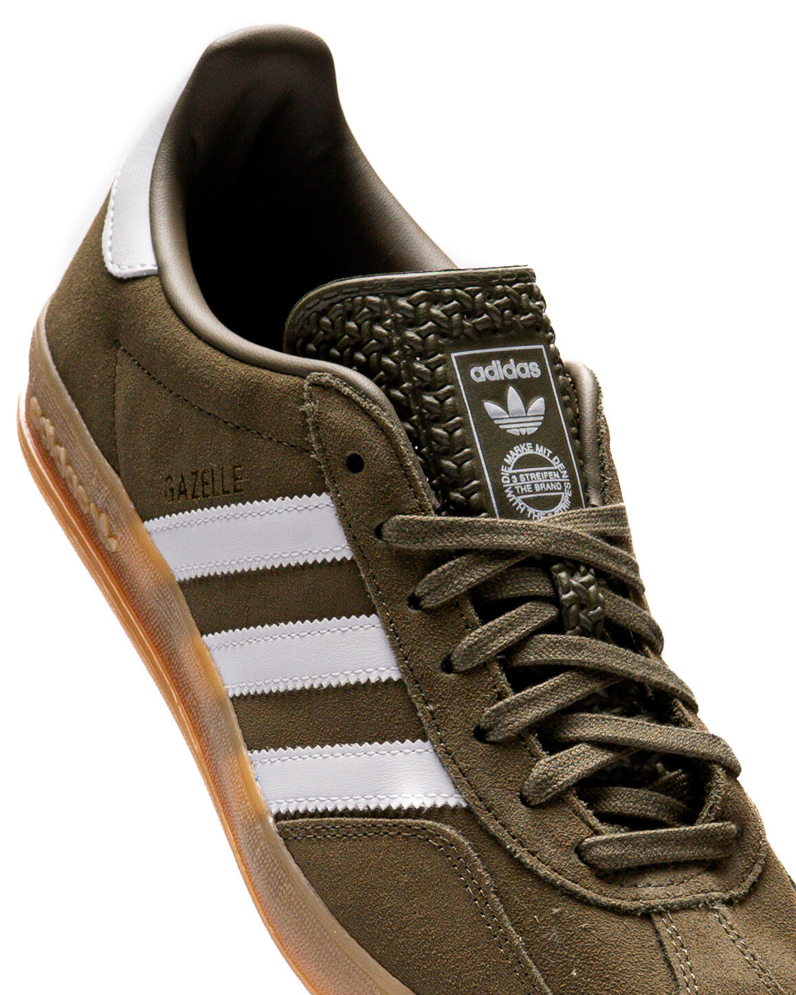 Adidas Gazelle Indoor 'Olive Strata White' - Image 16