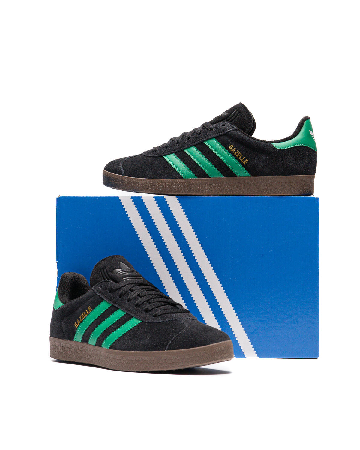 Adidas Gazelle Black / Green - Image 14
