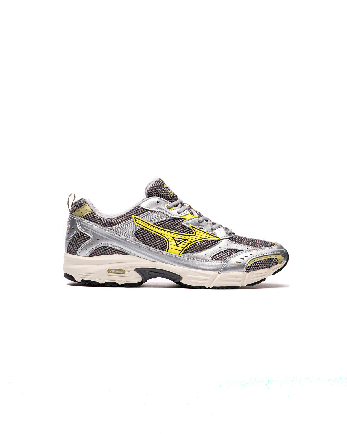 Mizuno MXR Sneakers - Snow / White / Bistro Green / Silver - Image 2
