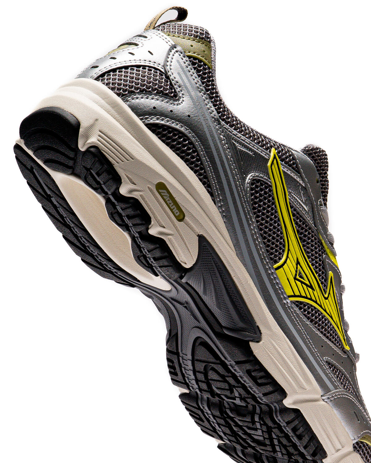 Mizuno MXR Sneakers - Snow / White / Bistro Green / Silver - Image 7