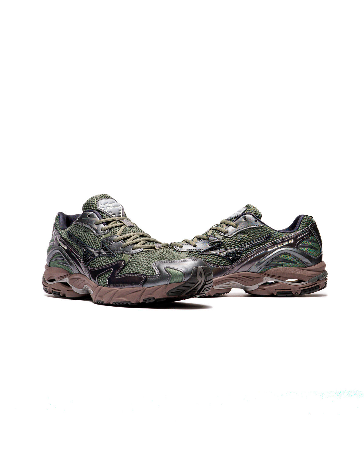 Mizuno Wave Rider 10 Agave Green / Black Sand - Image 23