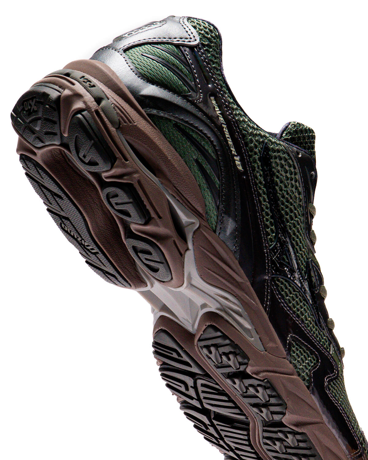 Mizuno Wave Rider 10 Agave Green / Black Sand - Image 25