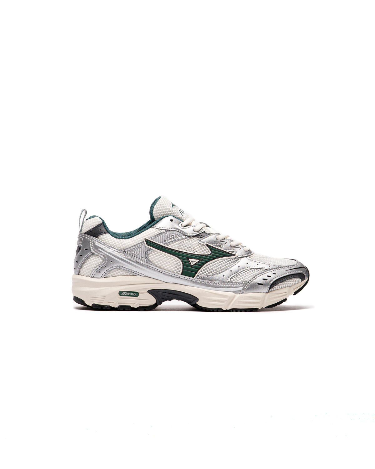 Mizuno MXR Sneakers - Snow / White / Bistro Green / Silver - Image 16