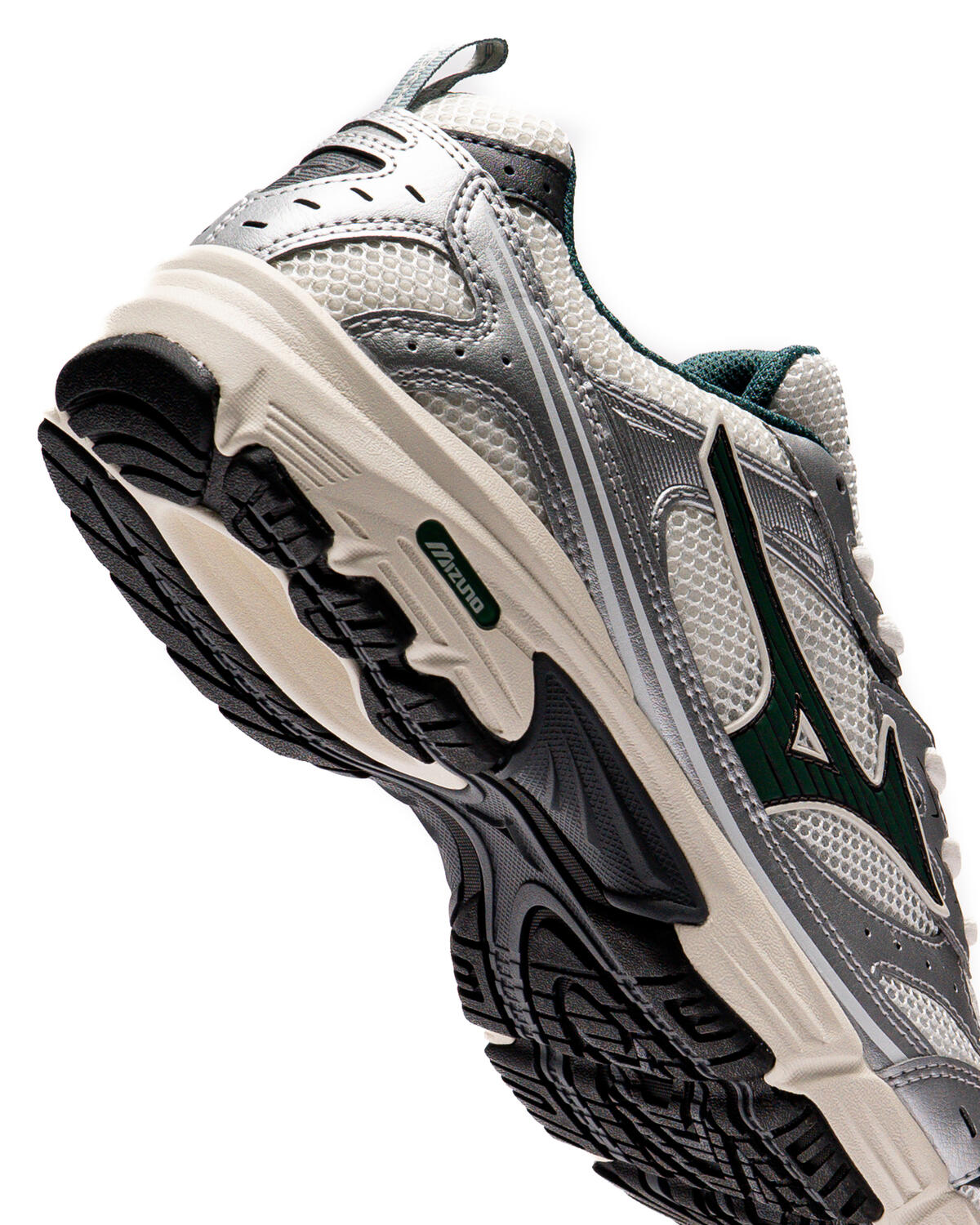 Mizuno MXR Sneakers - Snow / White / Bistro Green / Silver - Image 21