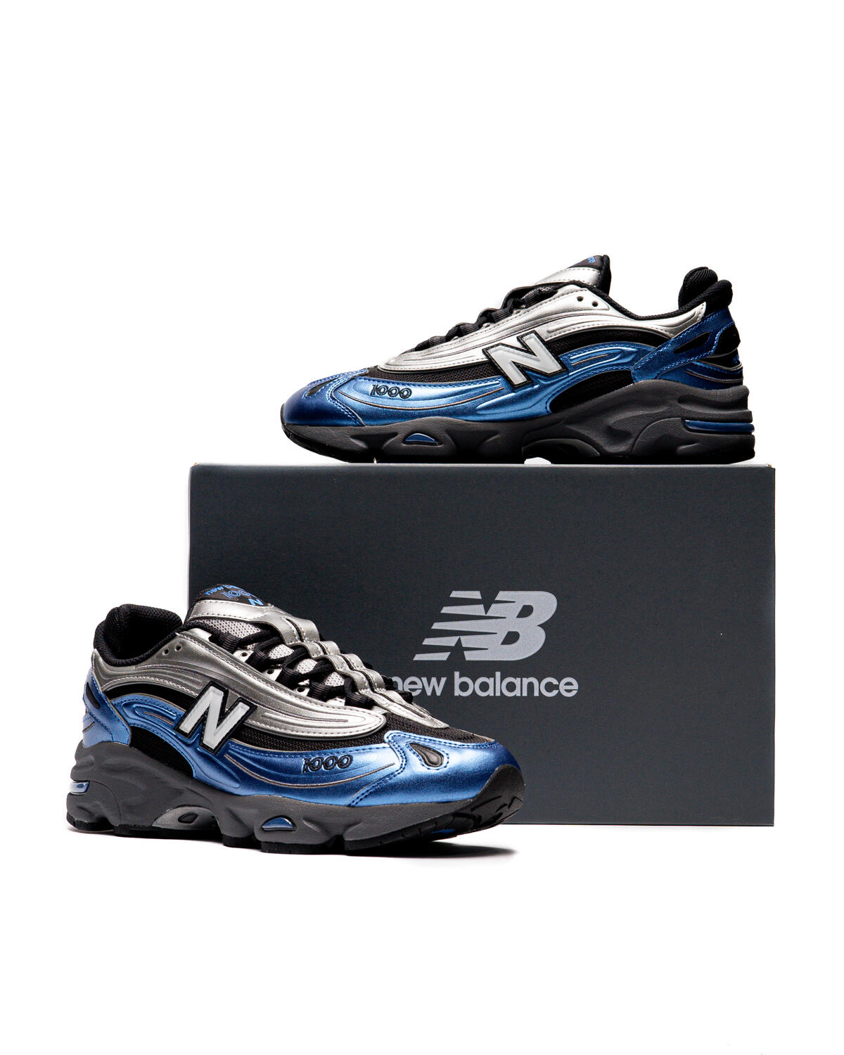 New Balance 1000 Metallic Blue - Image 38