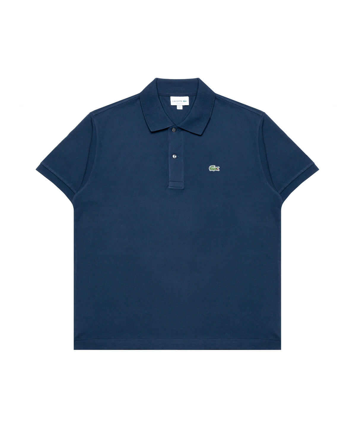 Lacoste Ripped Collar SS Polo I Navy