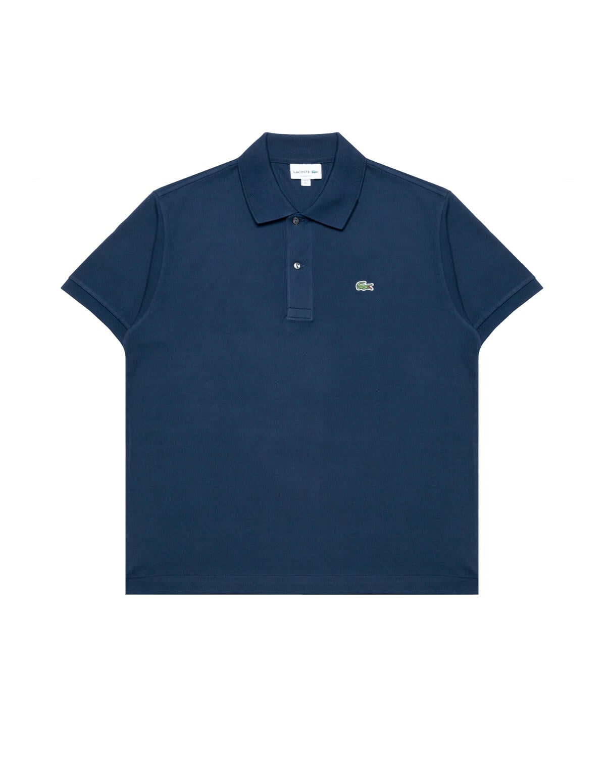 Lacoste Ripped Collar SS Polo I Navy