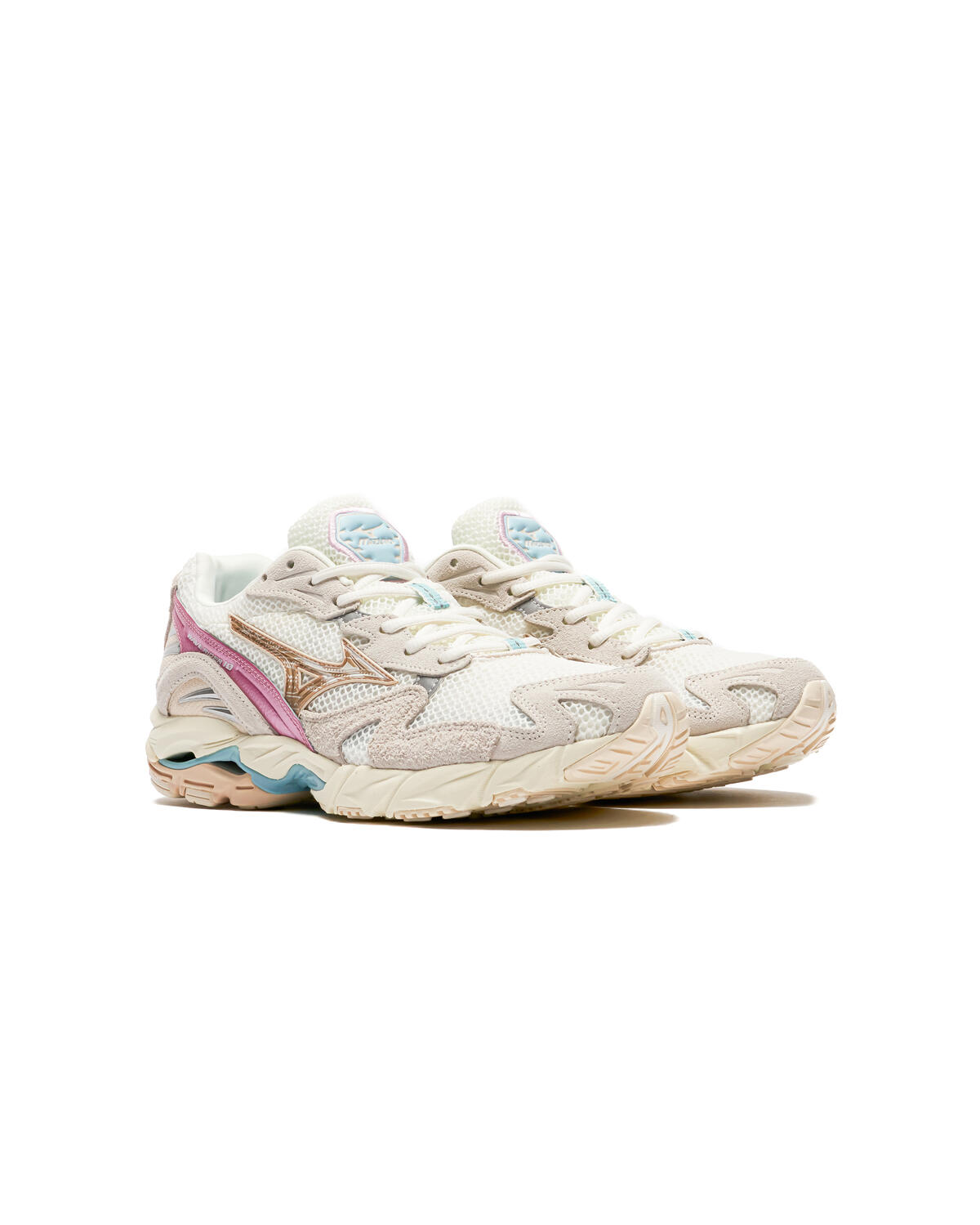 Mizuno Wave Rider 10 (Beige / Pink) - Image 14