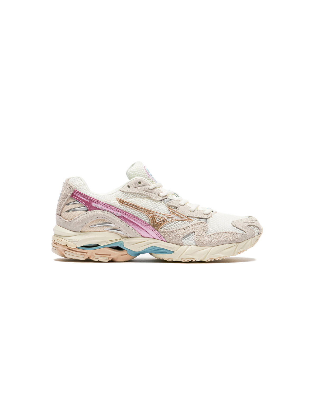 Mizuno Wave Rider 10 (Beige / Pink) - Image 13