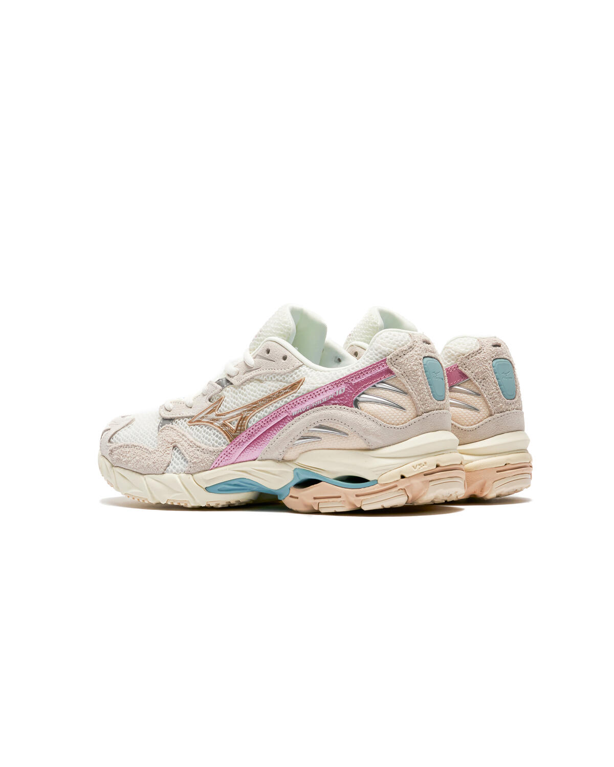 Mizuno Wave Rider 10 (Beige / Pink) - Image 15
