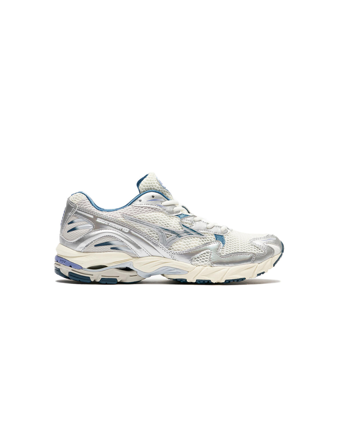 Mizuno Wave Rider 10 Beige / Silber / Blau - Image 8
