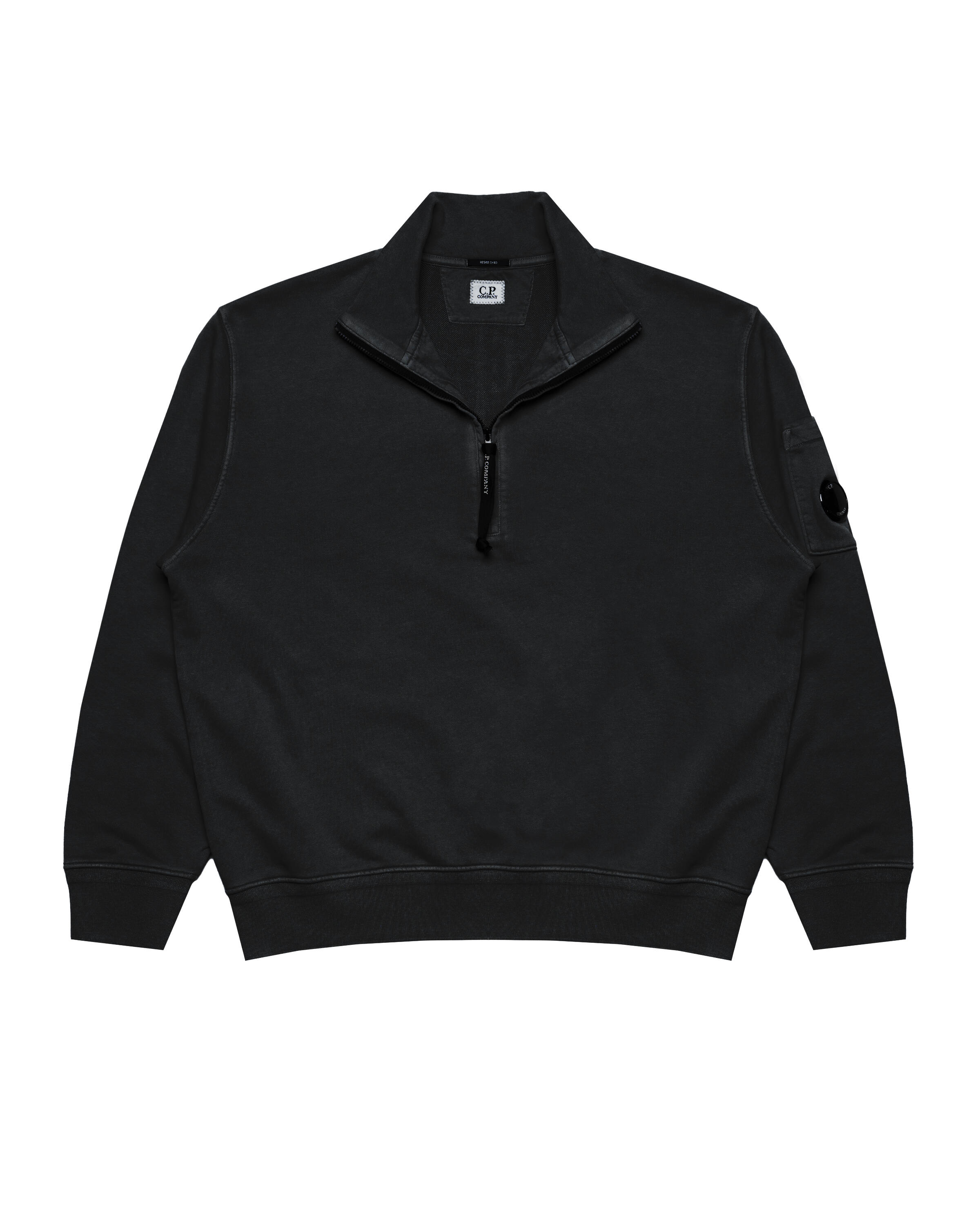 C.P. Company DIAGONAL FLEECE HALF ZIP SWEATSHIRT