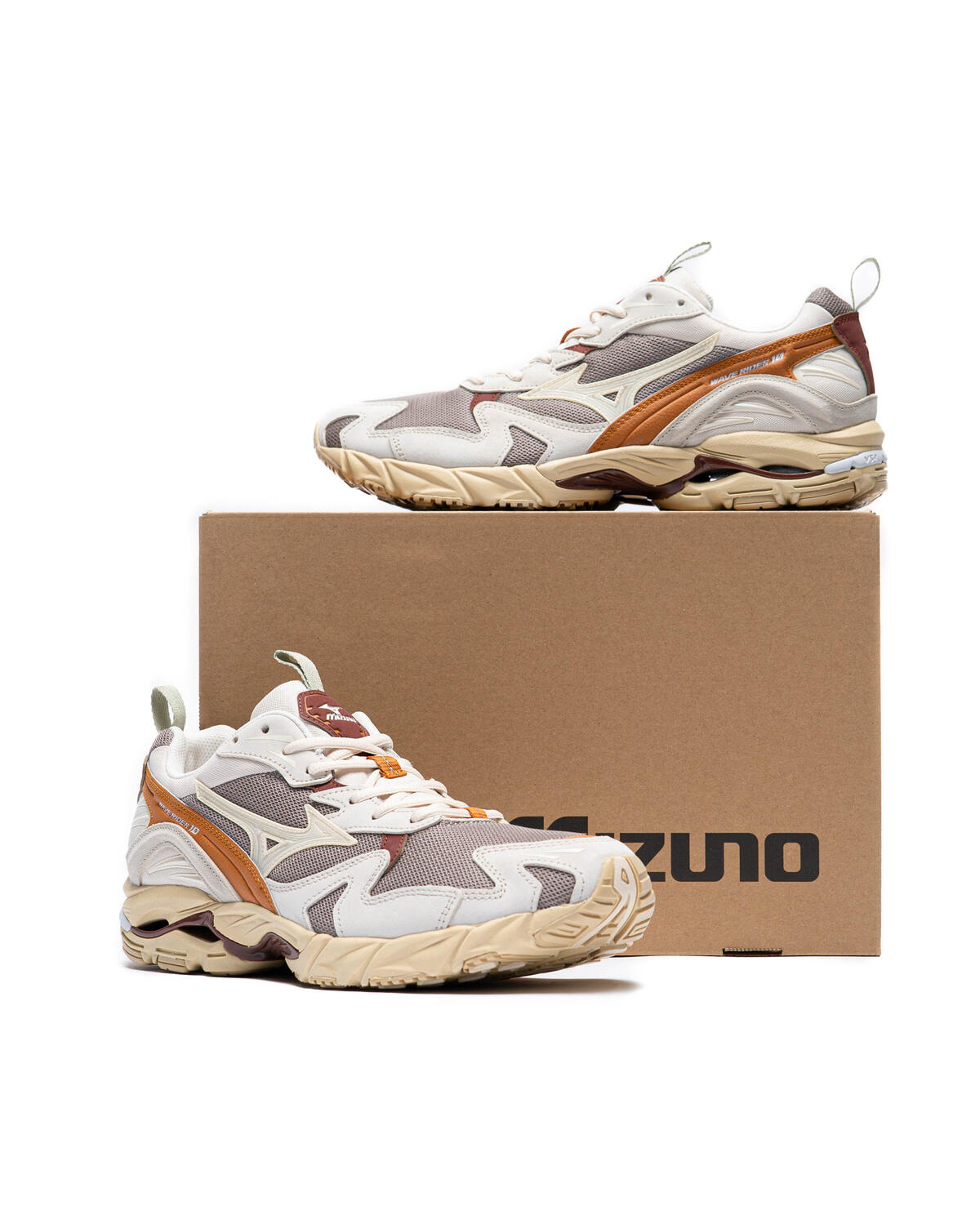 Mizuno Wave Rider Beige - Image 6