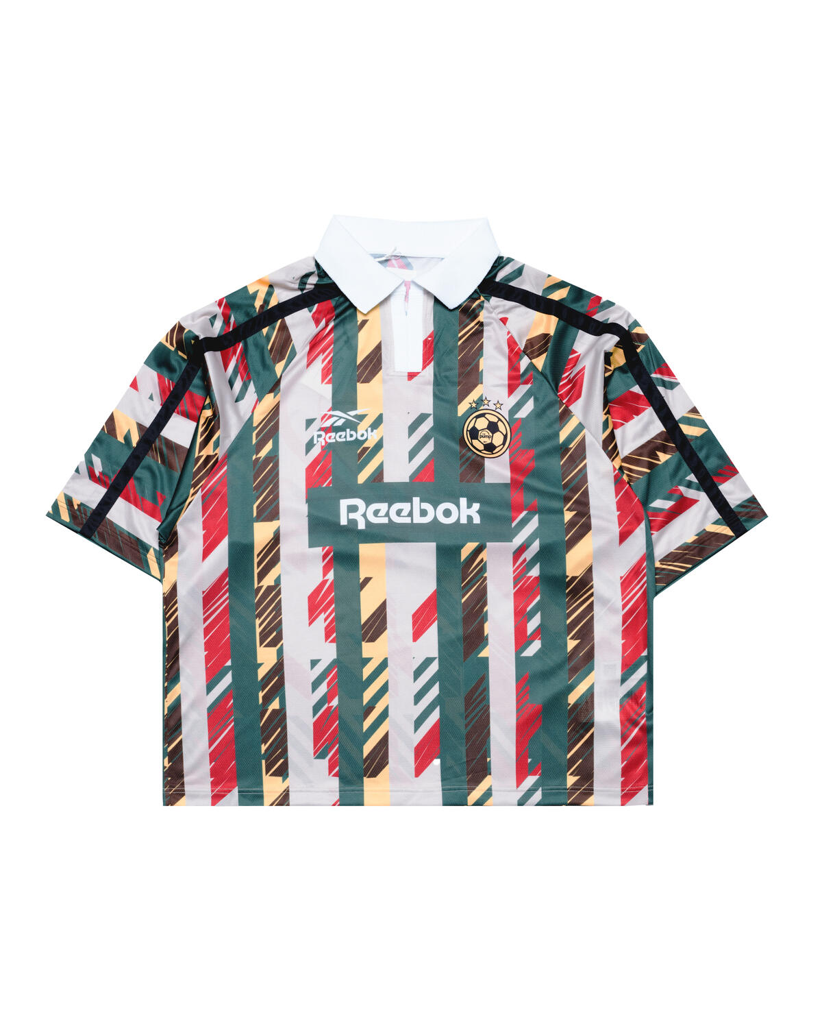 Reebok Soccer Tee 22 Graphic Beige/Red - Image 2