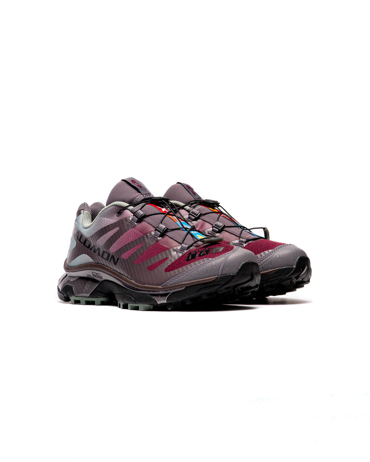 Salomon XT-4 OG Shoes - Excalibur / Green Milieu / Tawny Port - Image 19