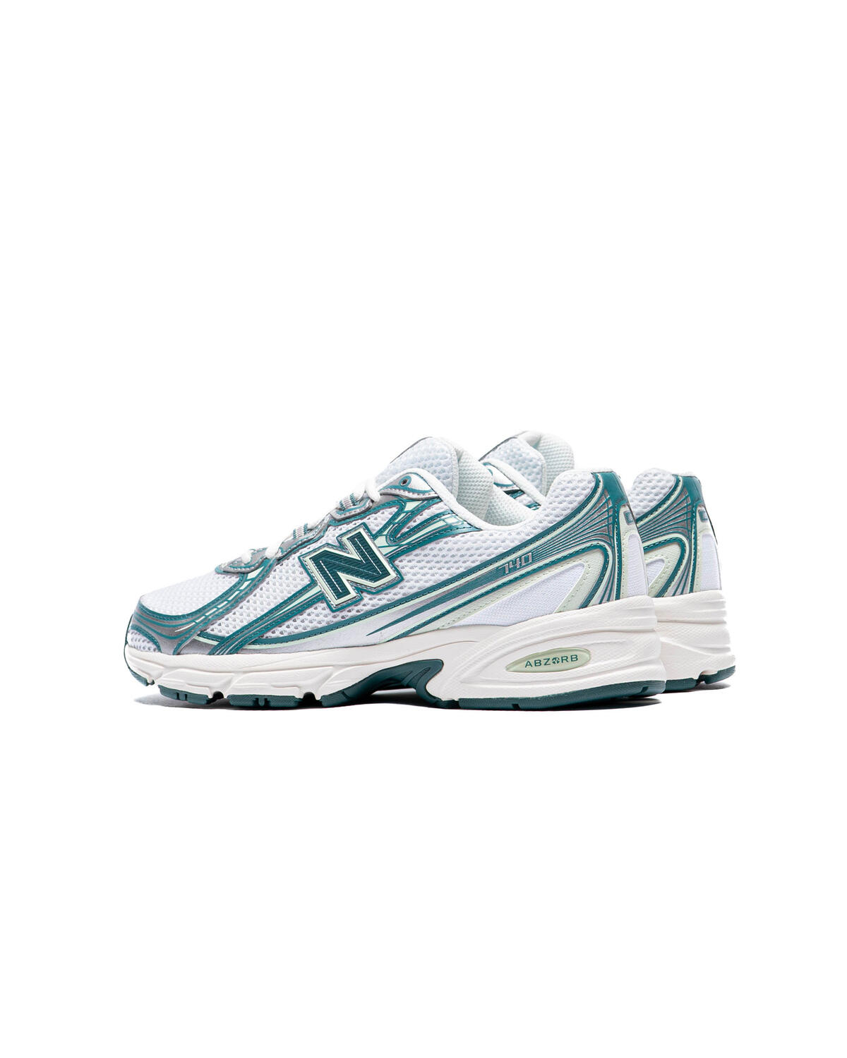 New Balance U740 White/Marsh Green/White Teal - Image 23