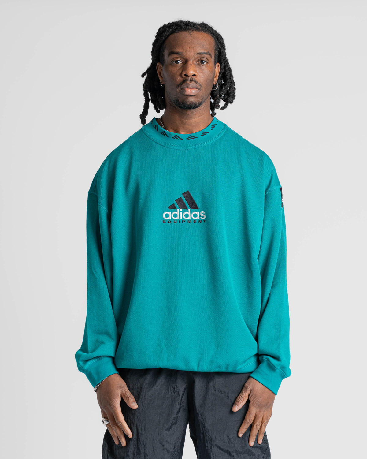 Adidas Equipment Reflective Crew Neck Sweatshirt - Image 8