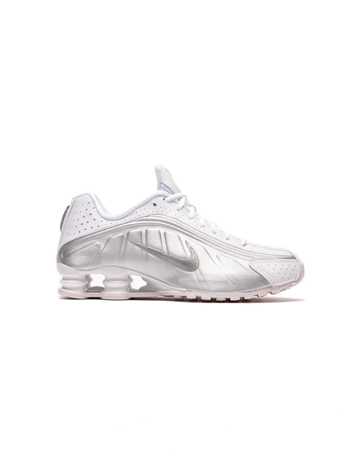 Nike Shox R4 White Metallic Silver - Image 46