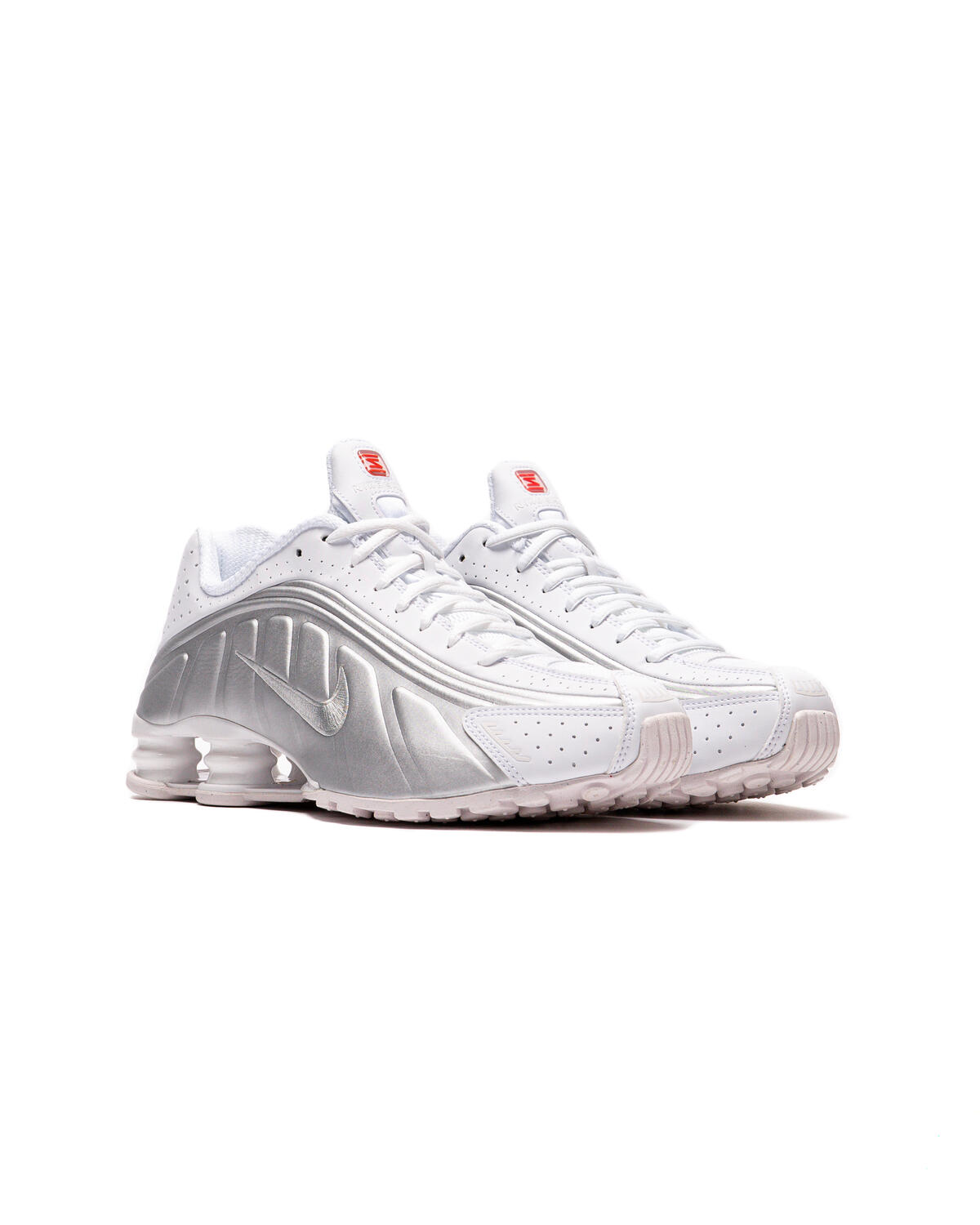 Nike Shox R4 White Metallic Silver - Image 47