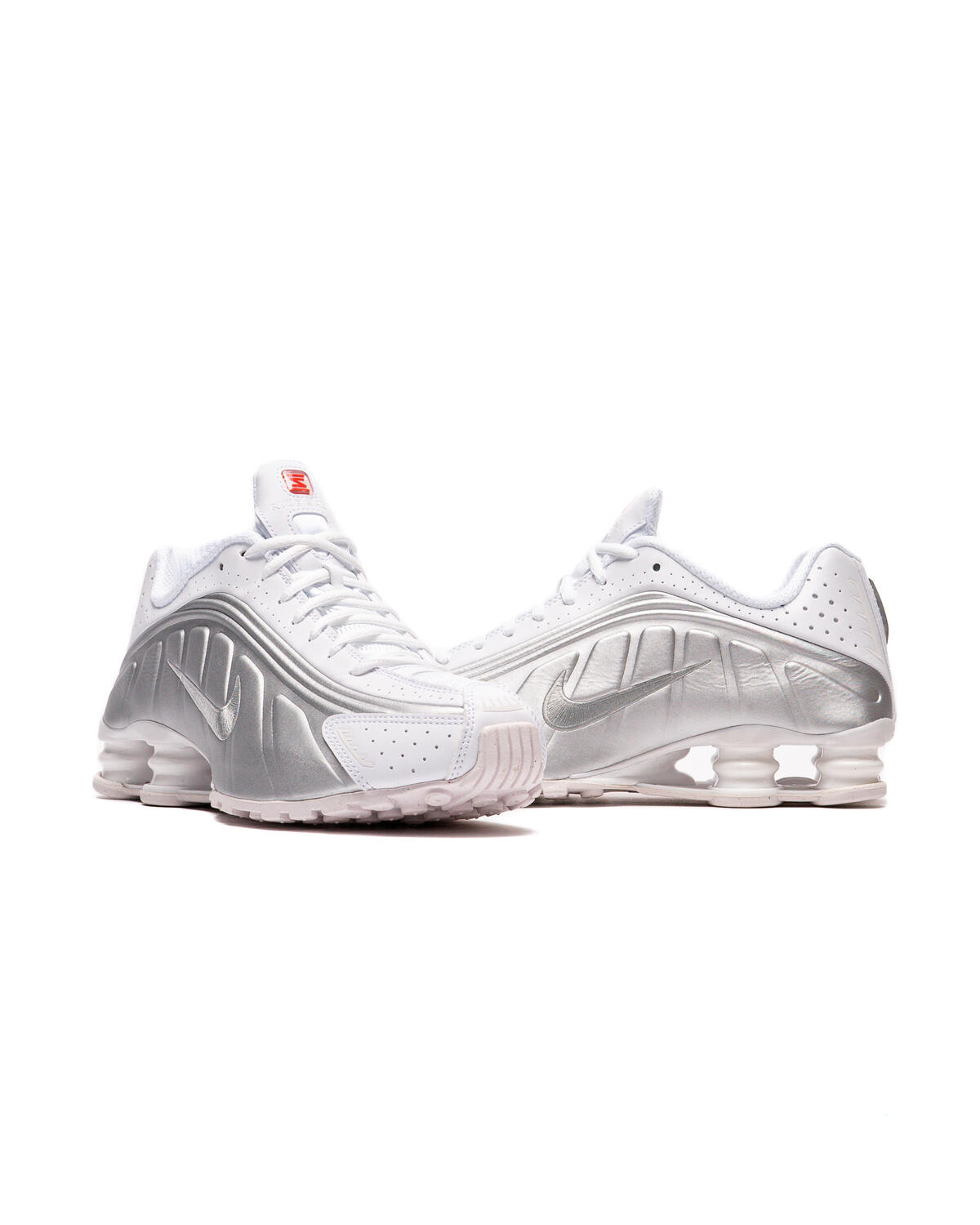 Nike Shox R4 White Metallic Silver - Image 49