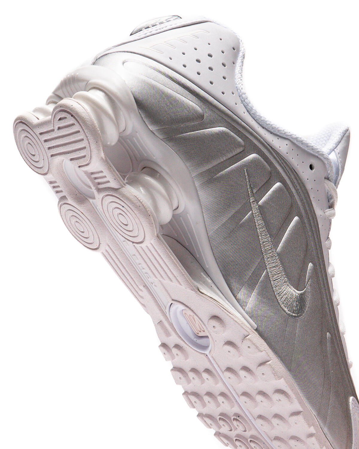 Nike Shox R4 White Metallic Silver - Image 51