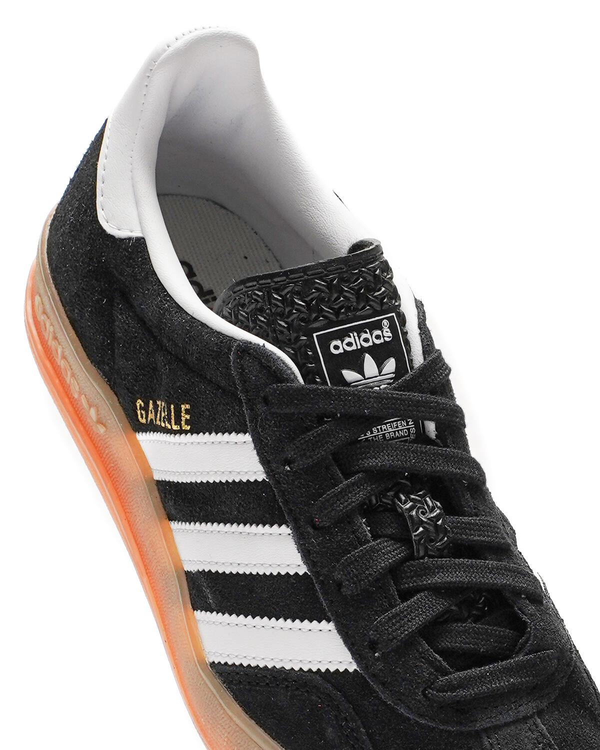 Adidas Gazelle Indoor Core Black /Cloud White/Gum (Women's) - Image 20