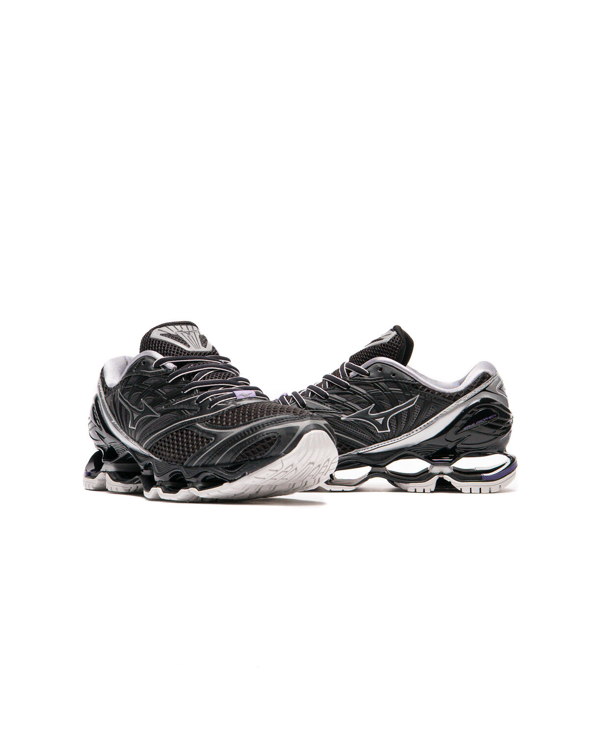 Mizuno Wave Prophecy LS Black / Silver - Purple Haze - Image 18
