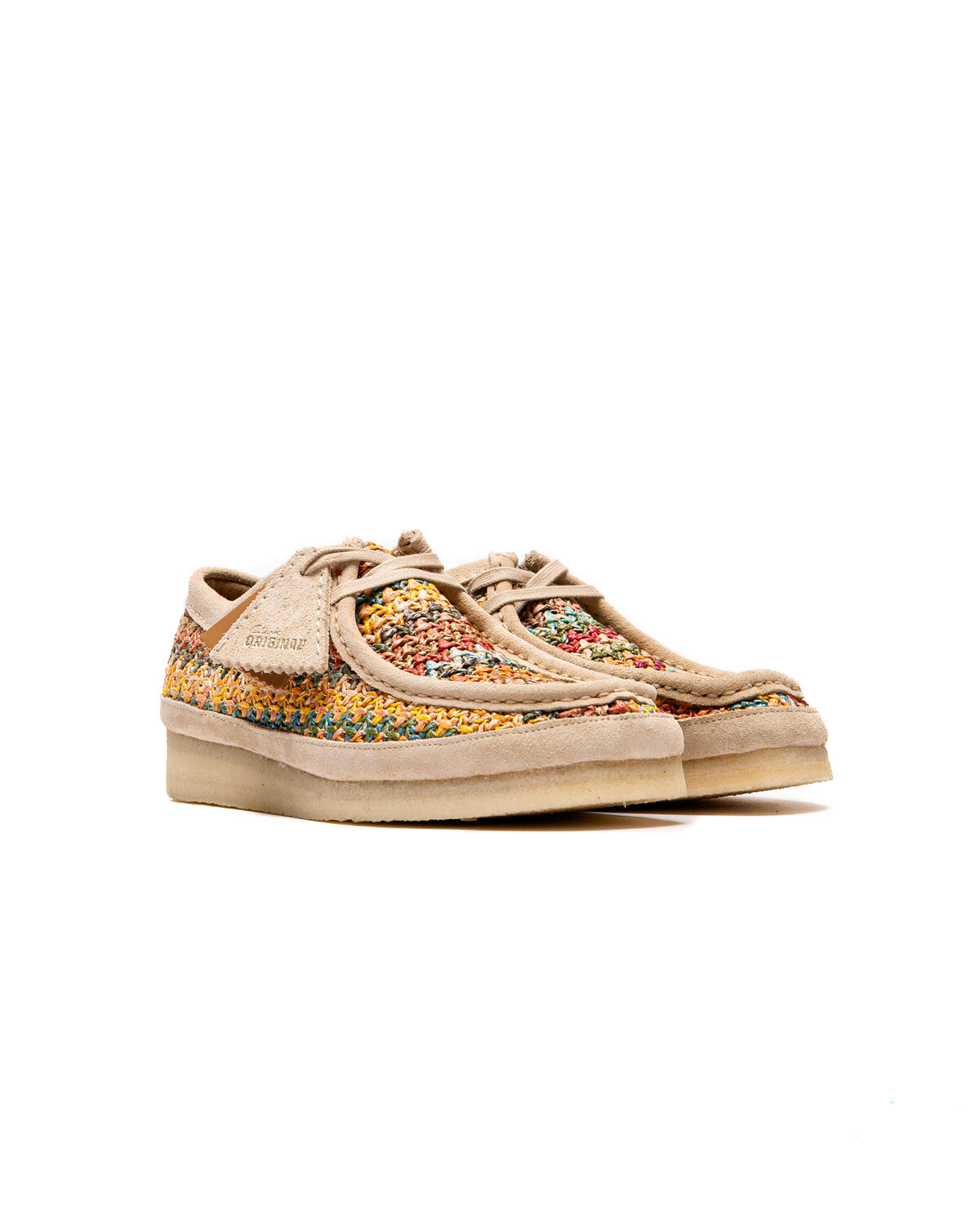 Clarks Originals Womens Wallabee Multi Raffia - Image 7