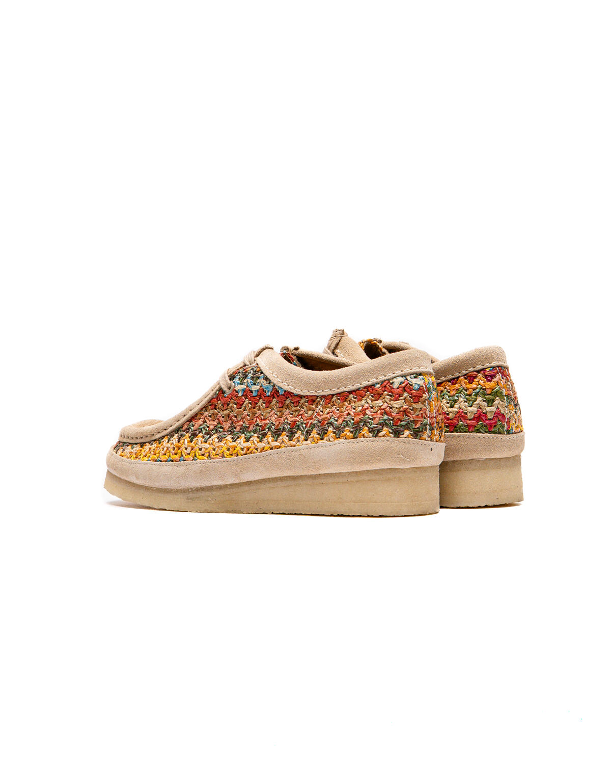 Clarks Originals Womens Wallabee Multi Raffia - Image 8