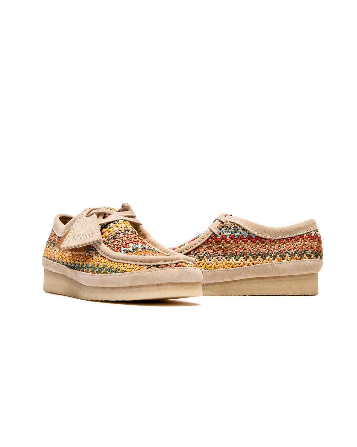 Clarks Originals Womens Wallabee Multi Raffia - Image 9