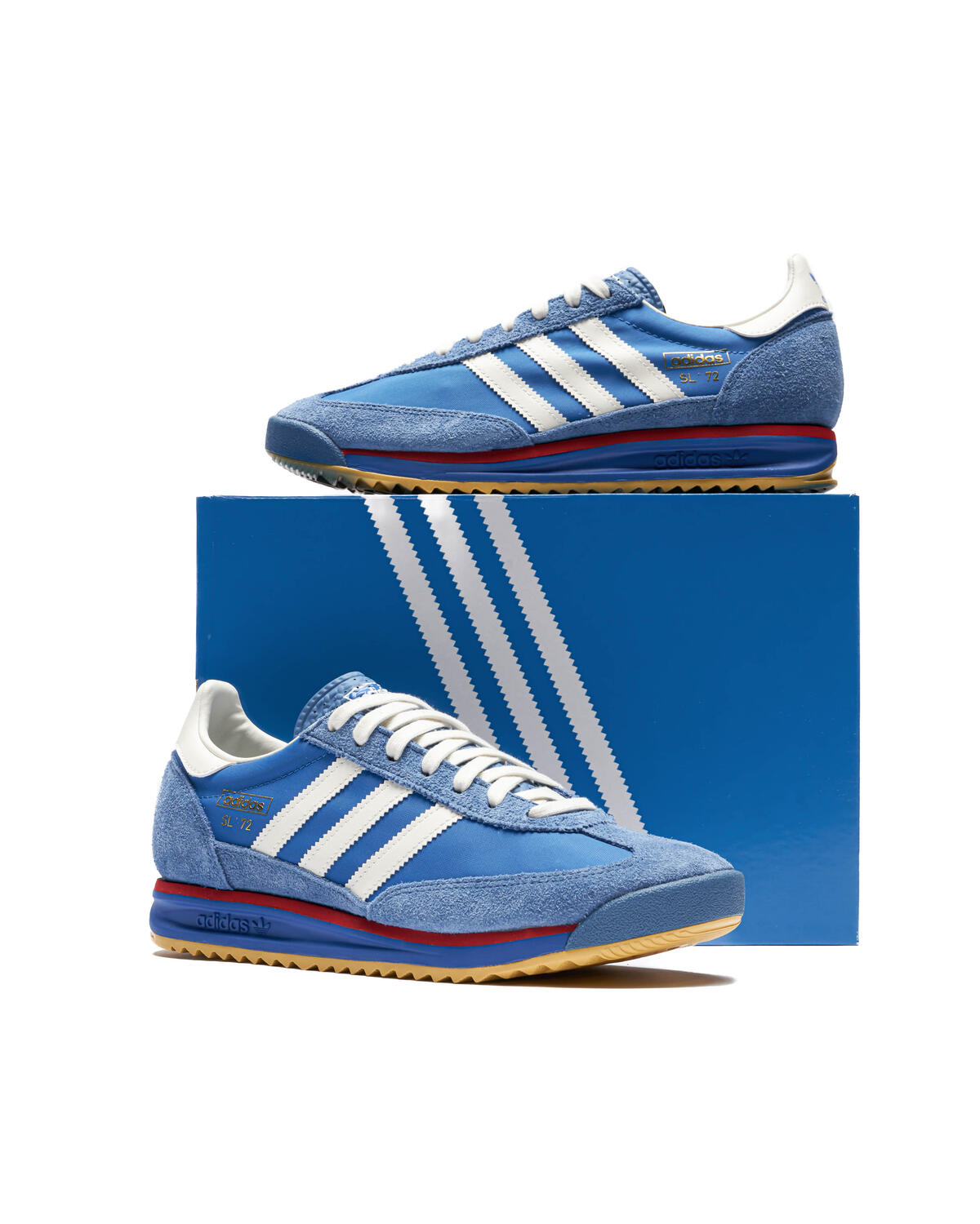 adidas Originals SL 72 RS Blue / Core White - Better Scarlet (Women's) - Image 36