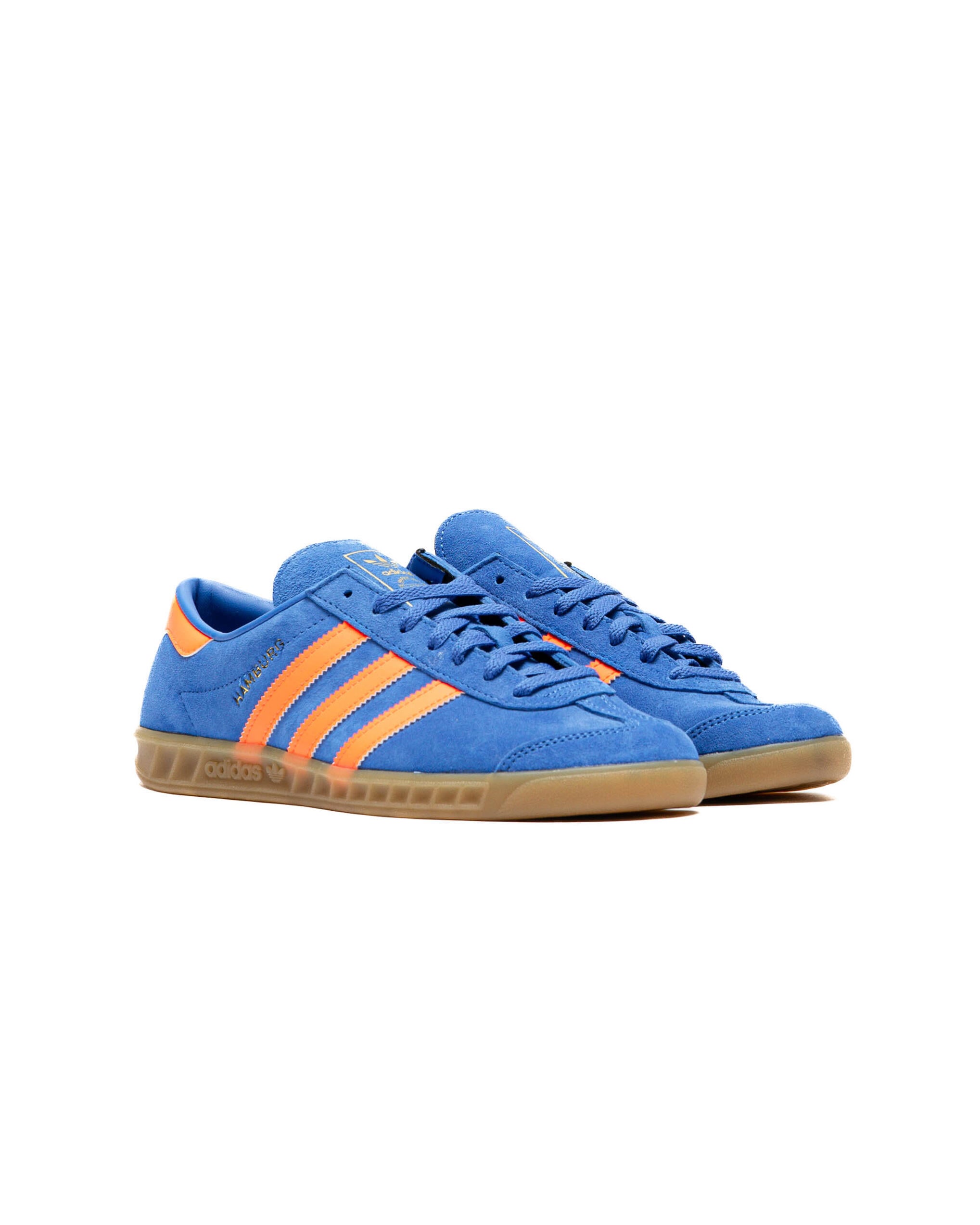 adidas gazelle silver green womens Hamburg shoes Women's Blue Bird / Solar Orange / Gum  cliquelyf