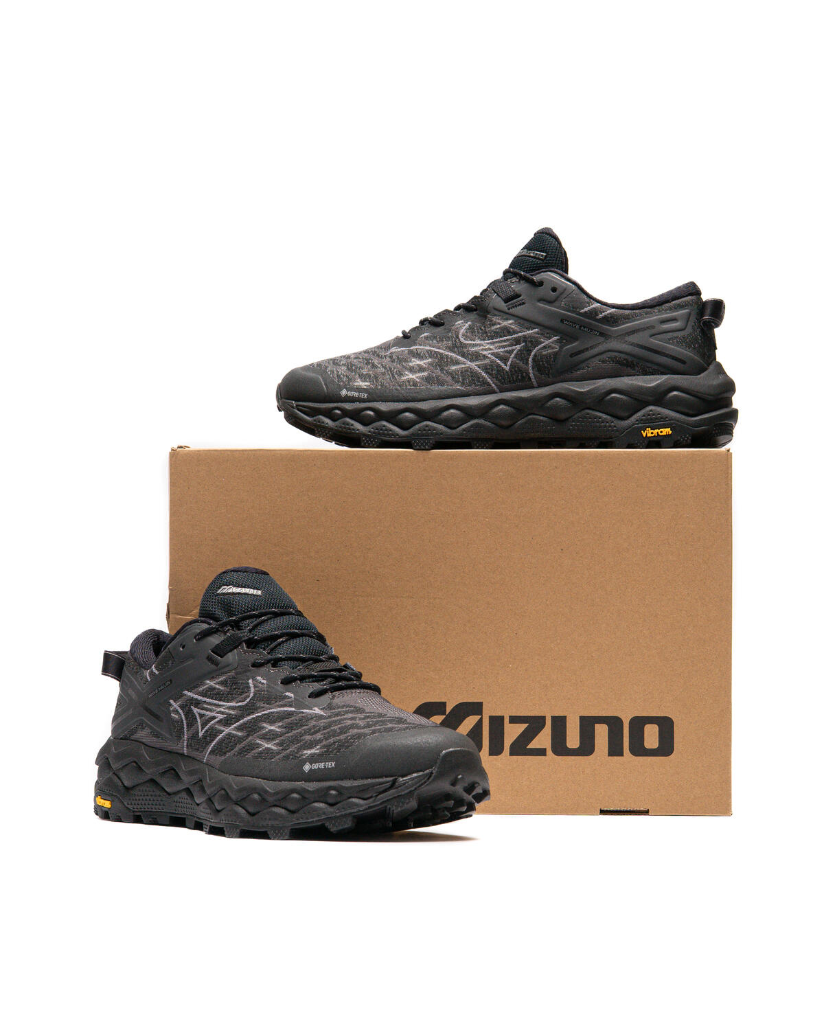 Mizuno - Wave Mujin LS Gore-Tex - Black / Quiet Shade / Black Sand - Image 12