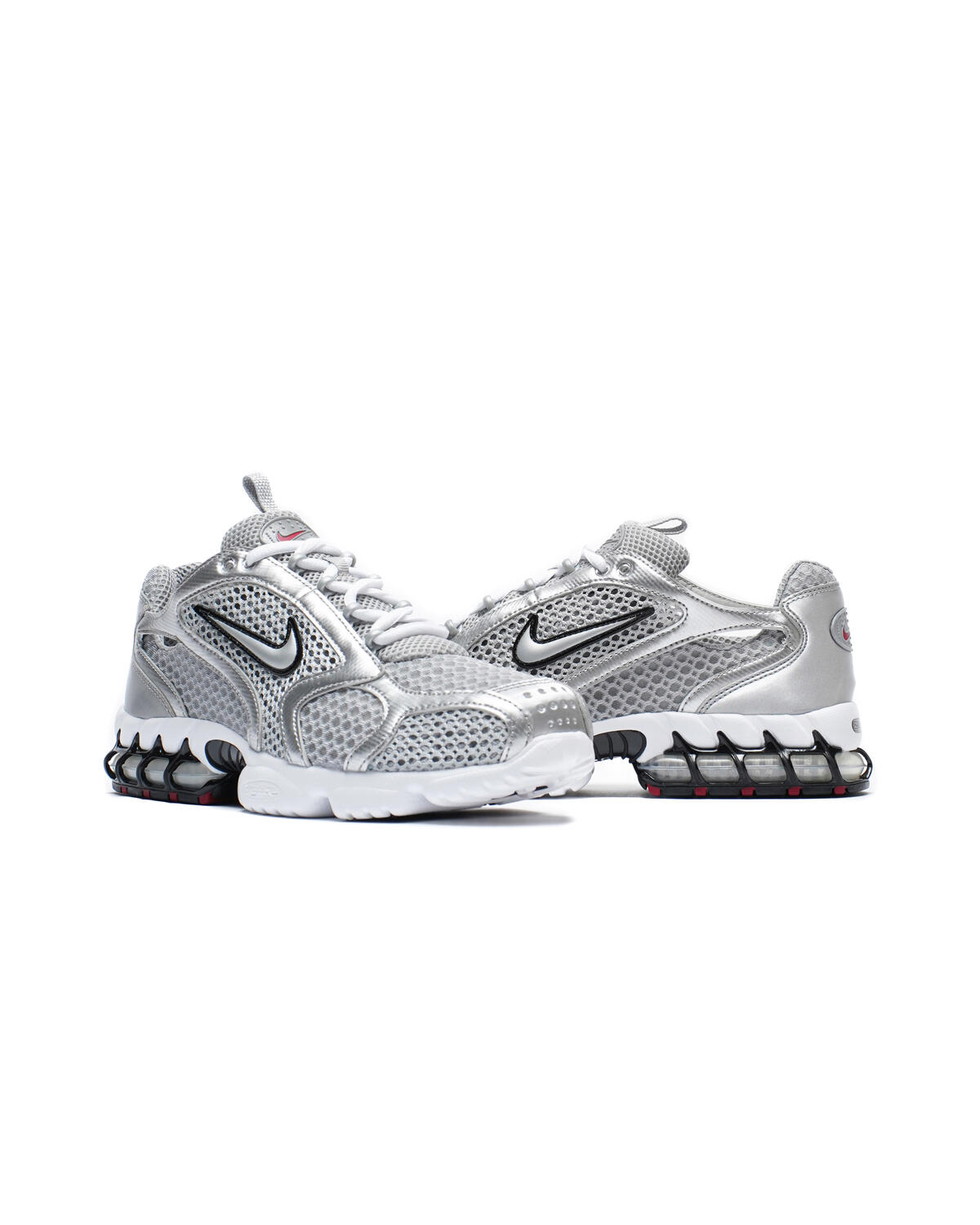 nike zoom spiridon cage 2 metallic silver
