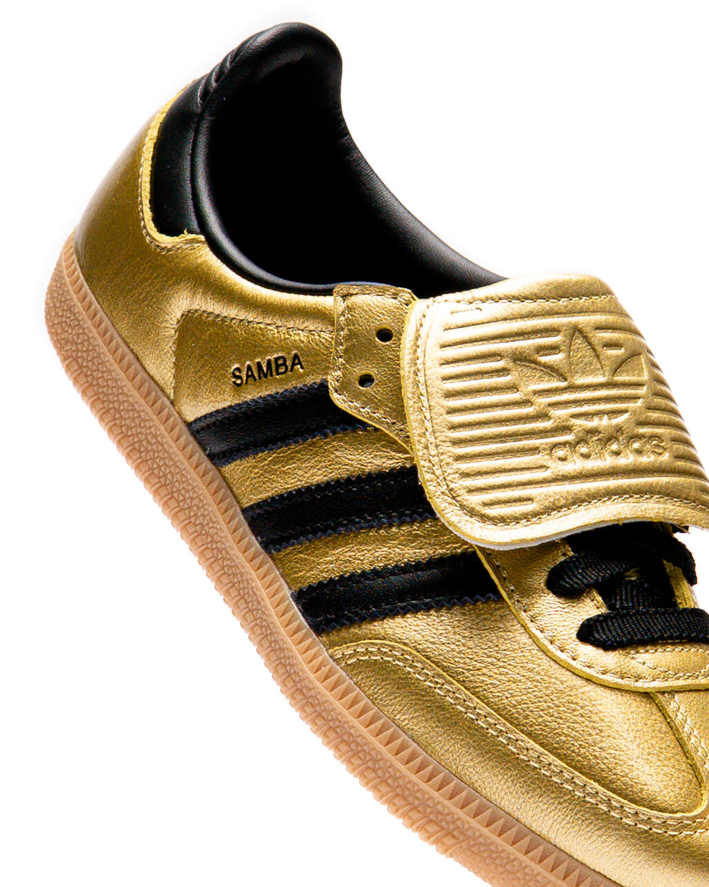 Adidas Samba Long Tongue 'Metallic Gold / Core Black' (Women's) - Image 26