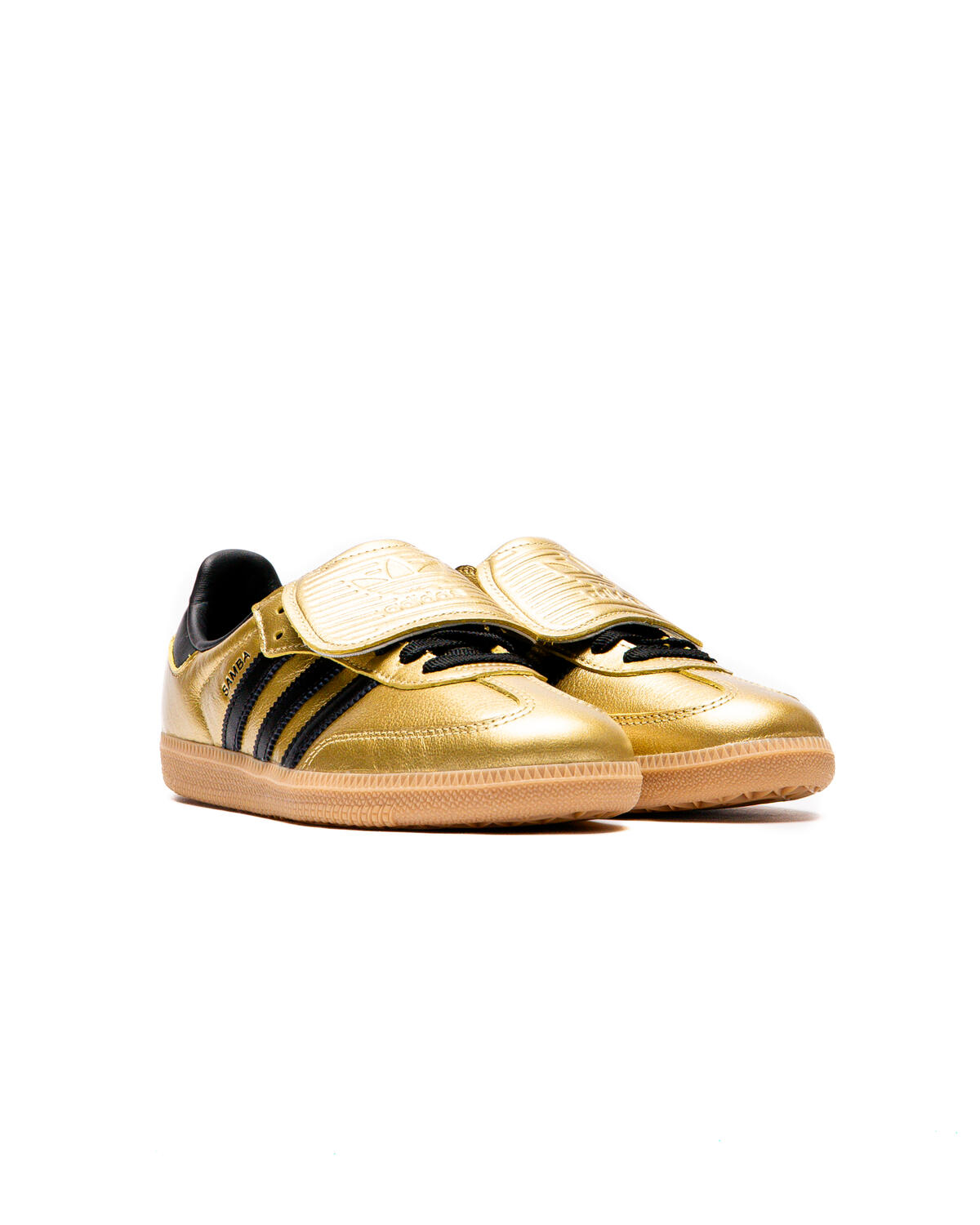 Adidas Samba Long Tongue 'Metallic Gold / Core Black' (Women's) - Image 22