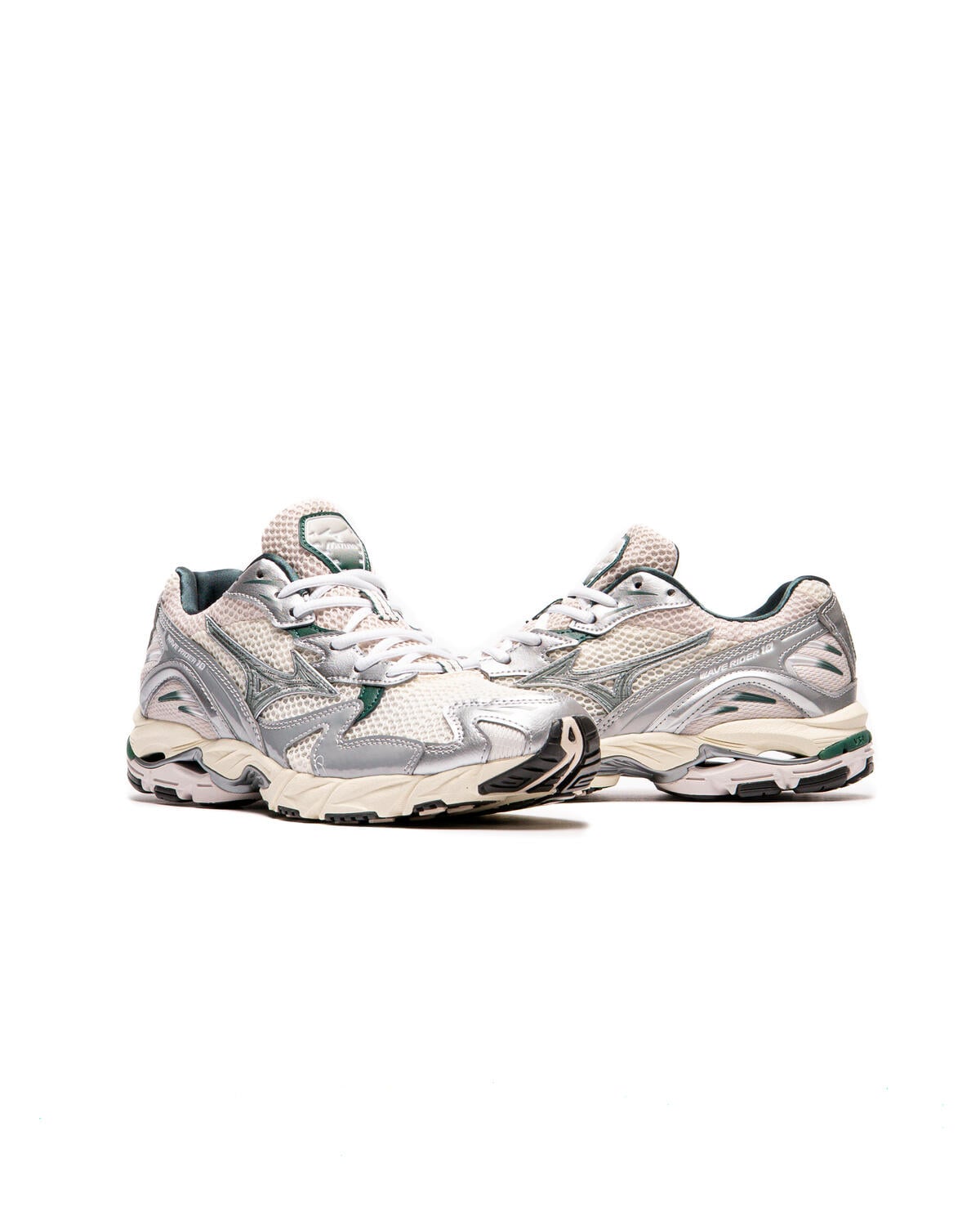 Mizuno Wave Rider 10 Snow White - Image 21