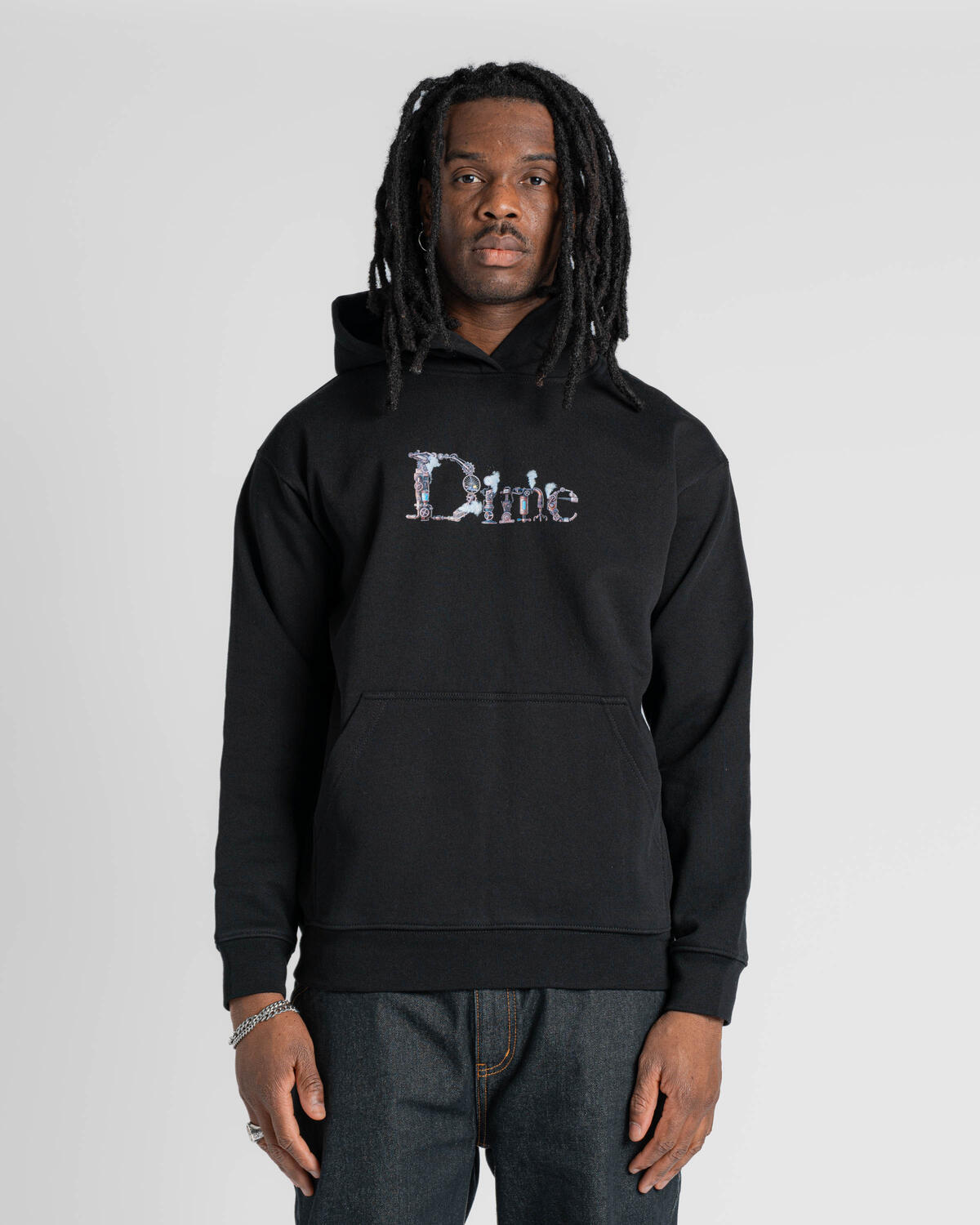 Dime Classic Steampunk Hoodie - Black - Image 4