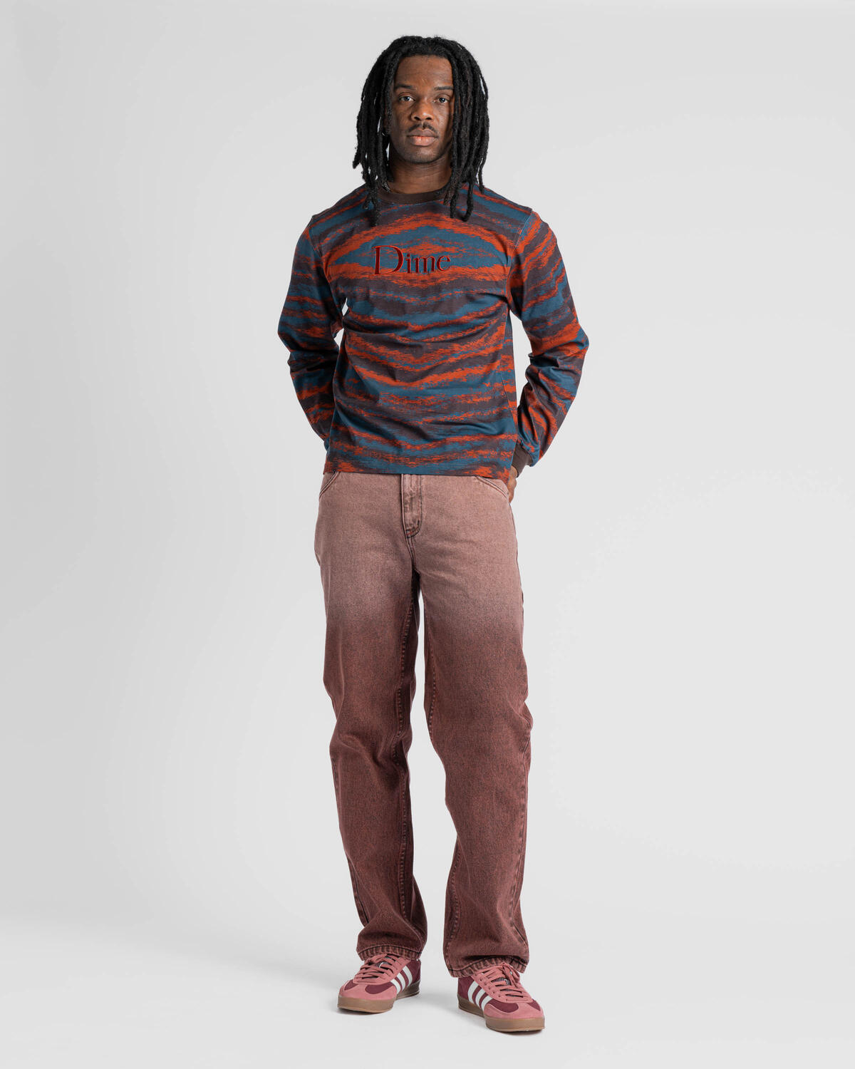 Dime Brushstroke Long Sleeve Shirt - Image 3