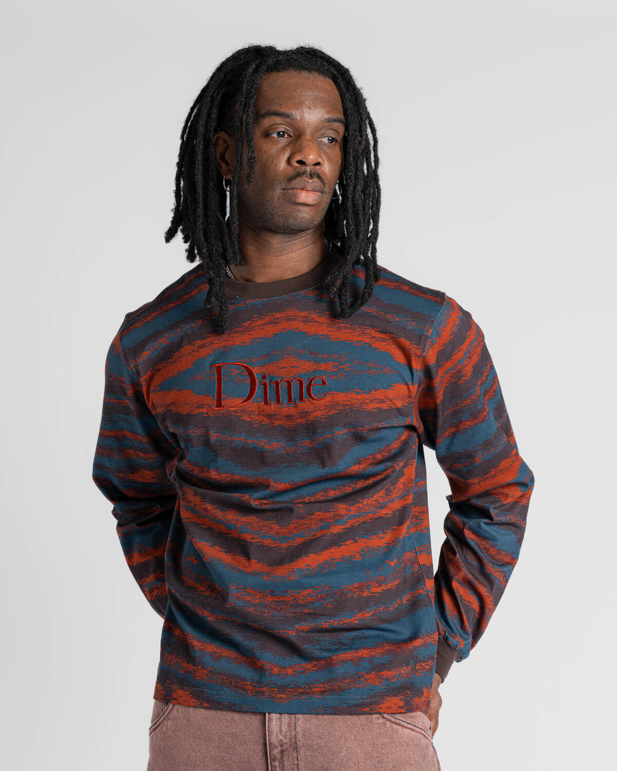 Dime Brushstroke Long Sleeve Shirt - Image 4