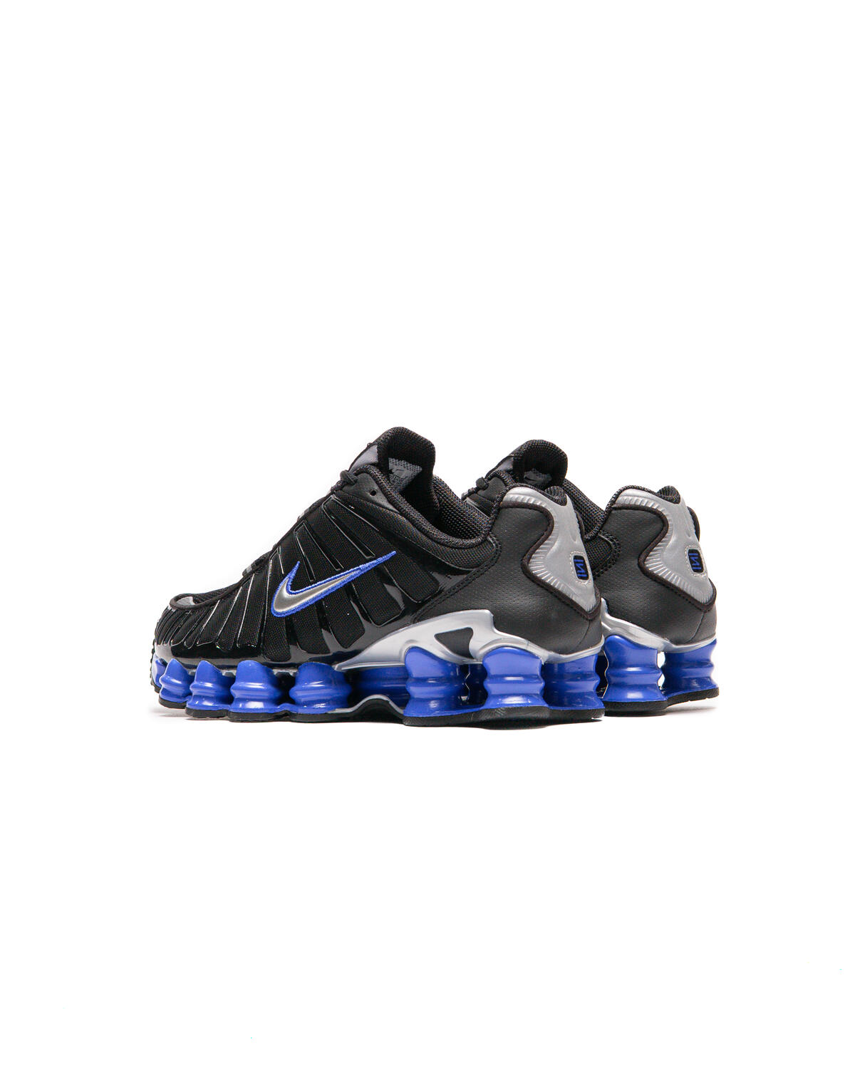 Nike Shox TL Black / Metallic Silver / Racer Blue - Image 26