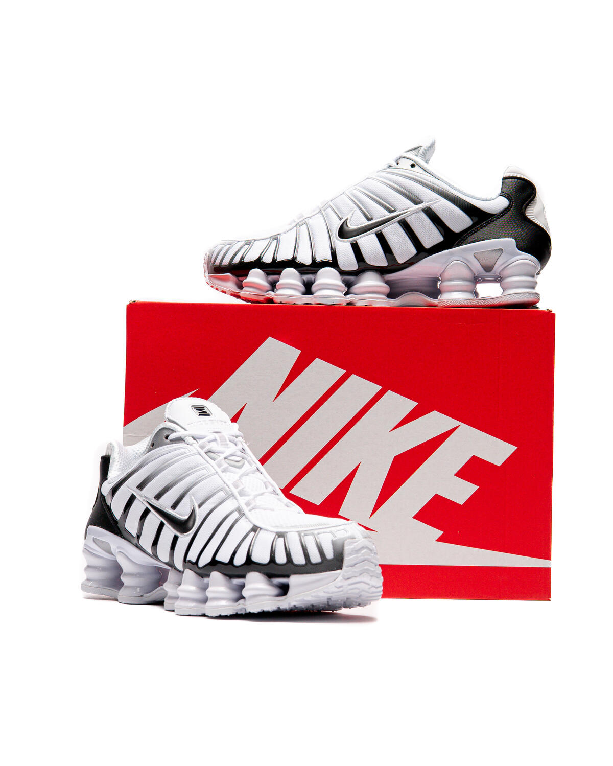 Nike Shox TL White / Black - MTLC Platinum - Image 16