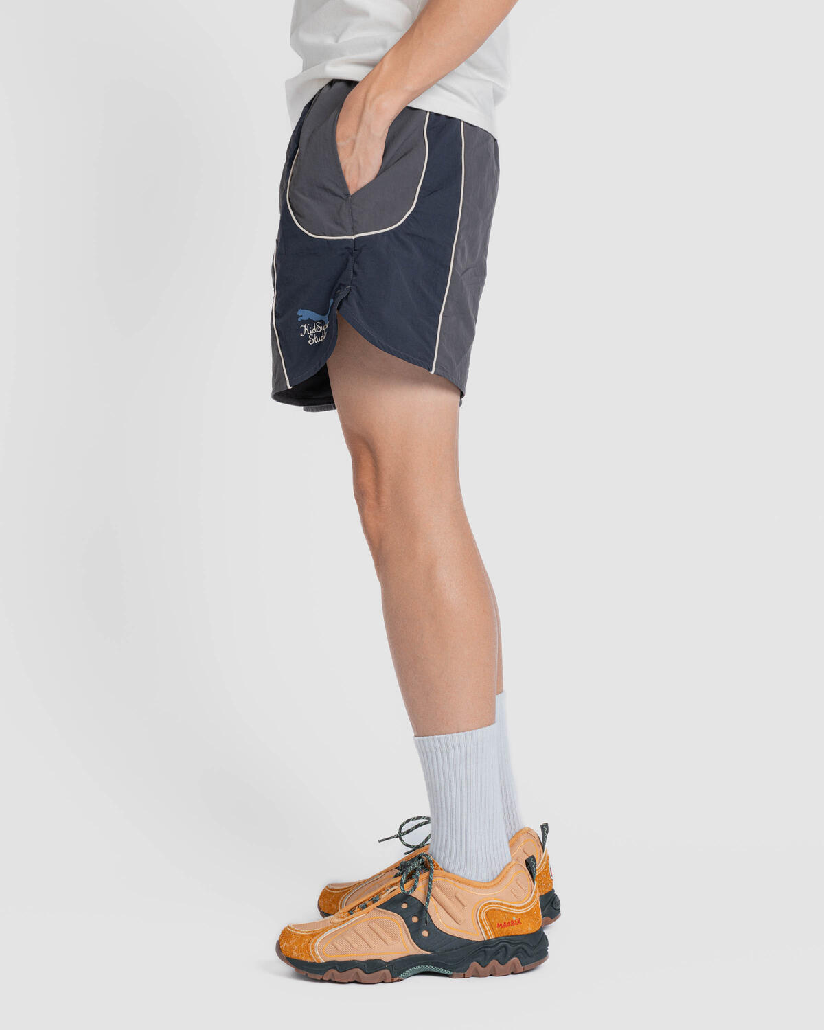 Puma KidSuper Shorts 'Dark Coal' - Image 9