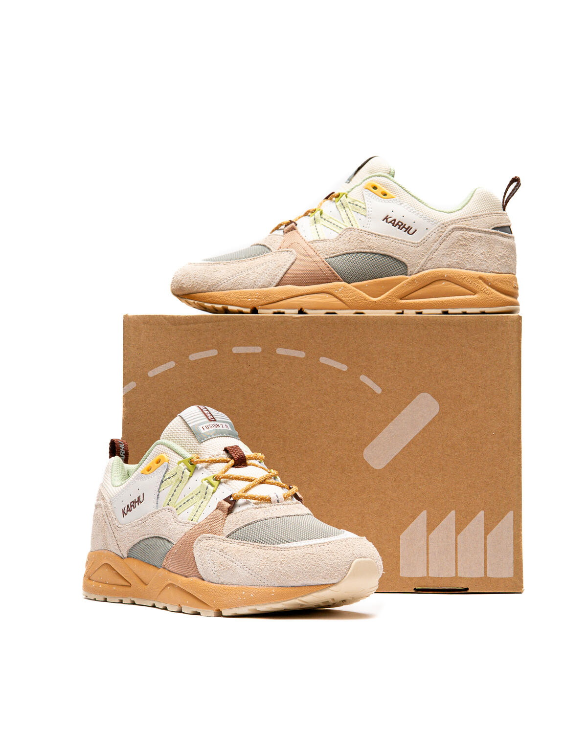 Karhu Fusion 2.0 "Mölkky" Pack - Turtledove / Shadow Lime - Image 19
