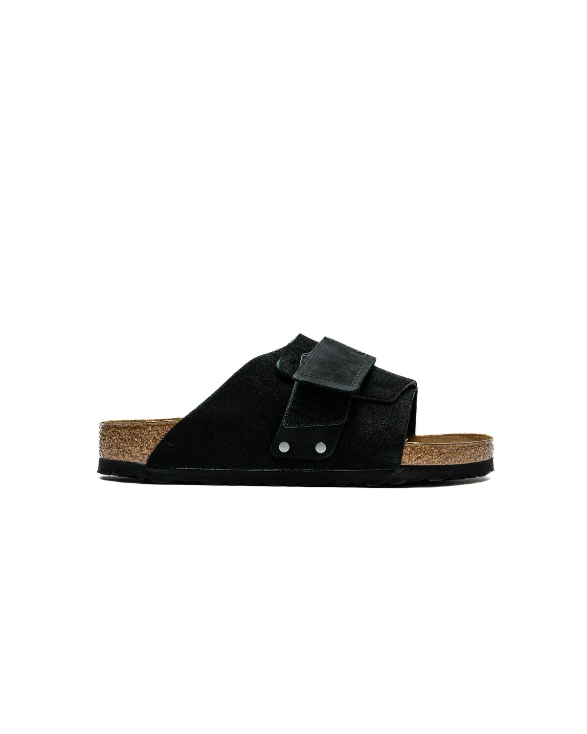 Birkenstock Kyoto Suede Leather Regular - Black - Image 12