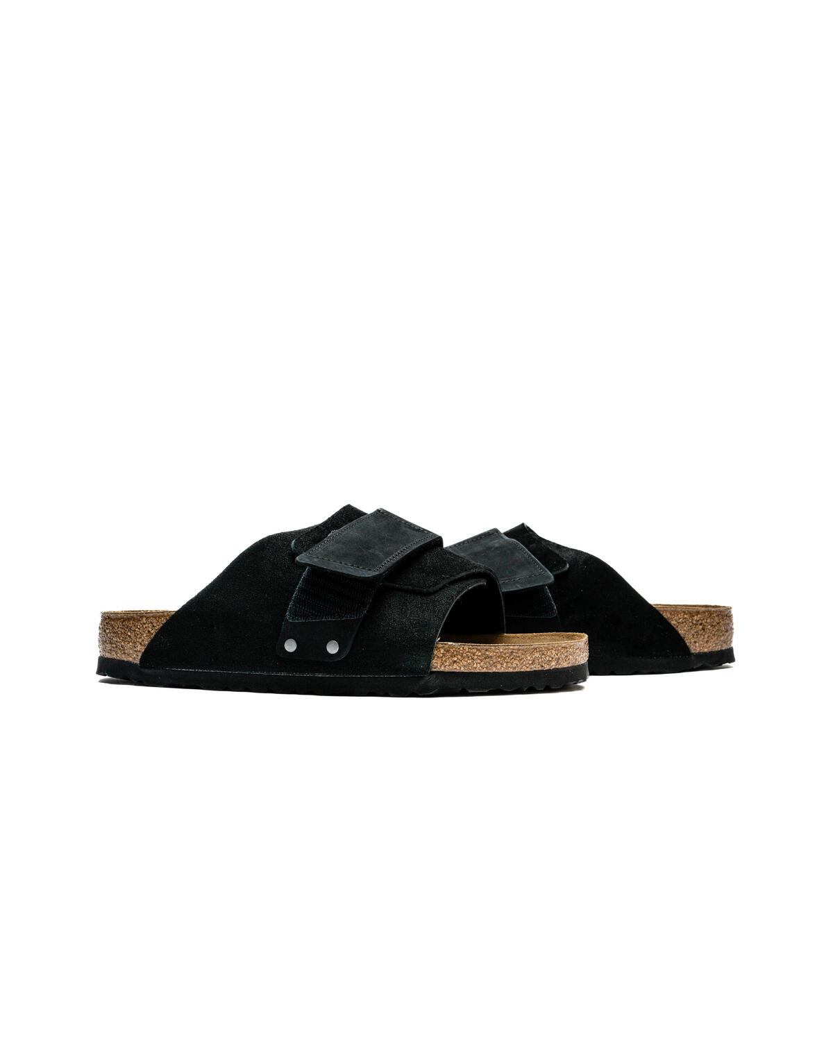 Birkenstock Kyoto Suede Leather Regular - Black - Image 15