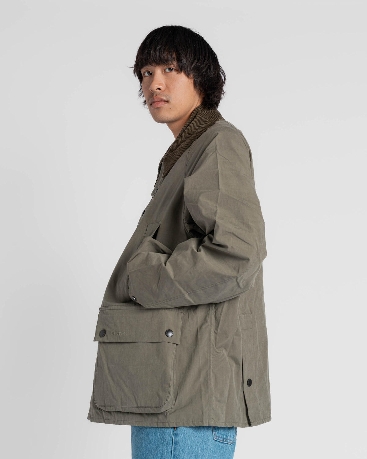 Barbour Oversized Peached Bedal Casual Jacket - Image 5