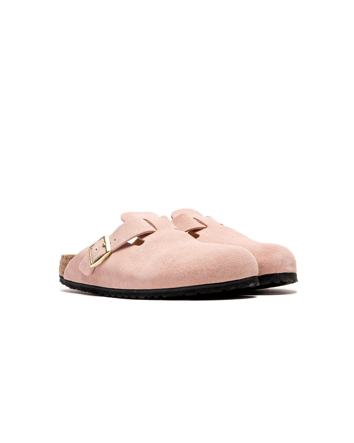 Birkenstock Boston Suede Mule in Light Rose (Women's) - Image 18