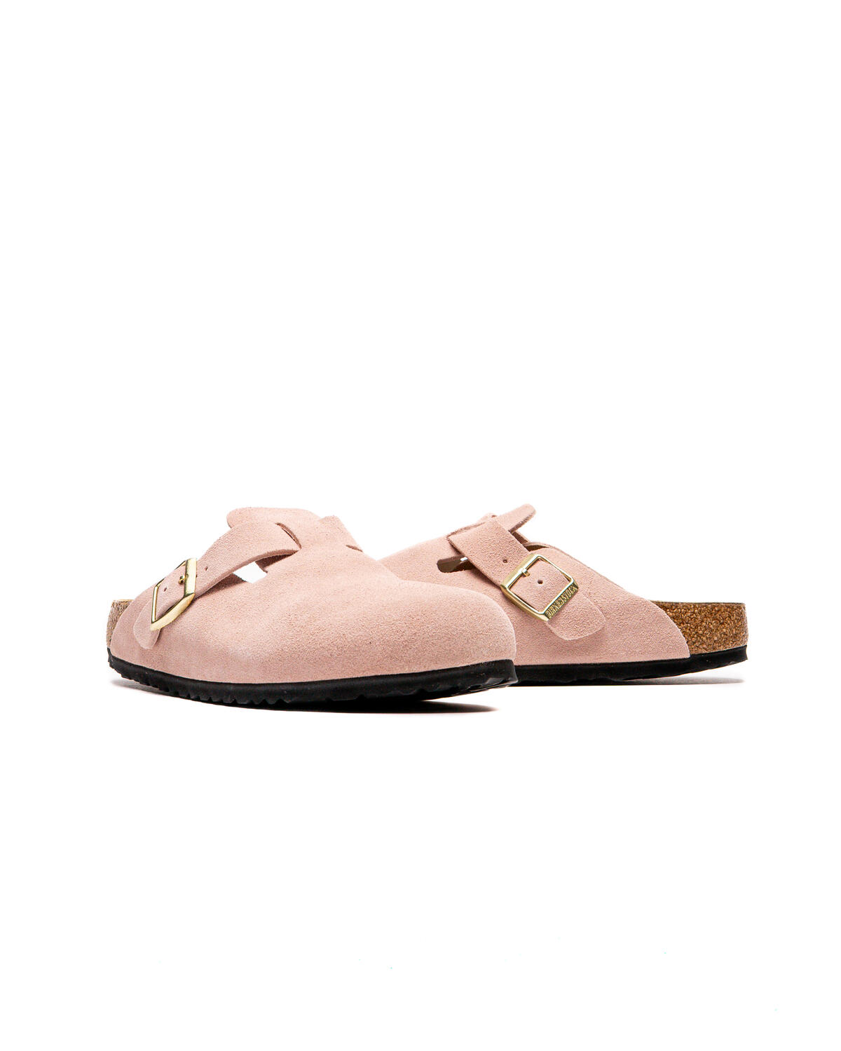 Birkenstock Boston Suede Mule in Light Rose (Women's) - Image 20